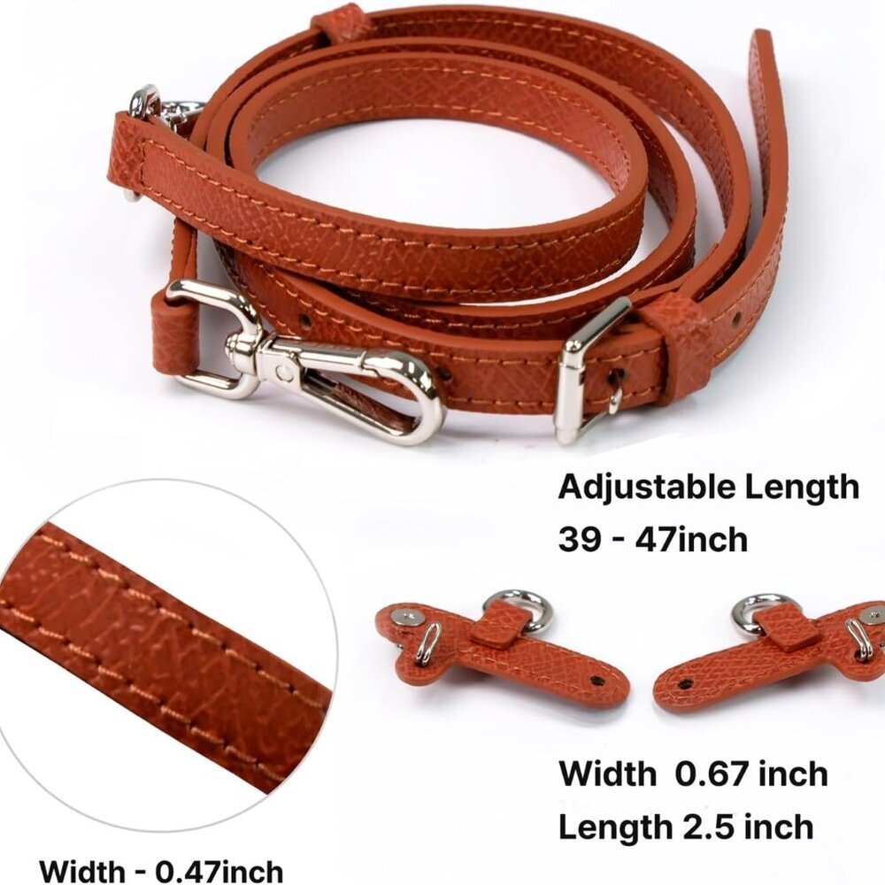Comfort-Adjustable Leather Replacement Straps For… - image 3